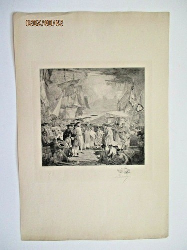 Gravure fouqueray p - gravure,