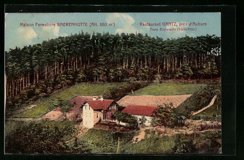 Cpa riquewihr baerenhutte - riquewihr,,