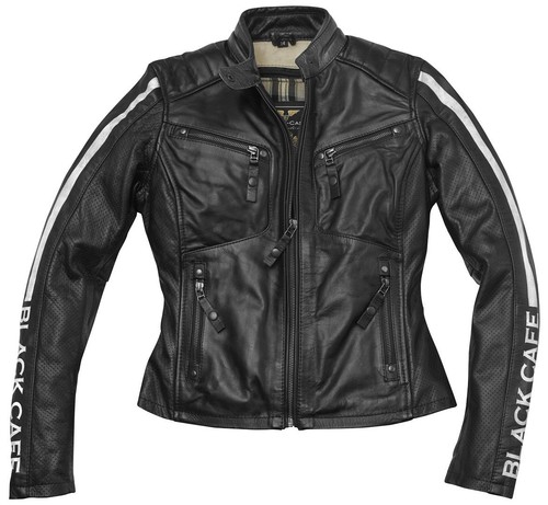 Veste cuir moto - en, de