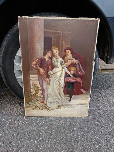 Paire tableaux 39x56cm - paire,