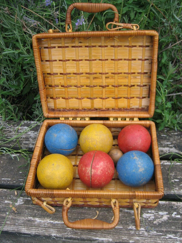 Ancien jouet jeu boules - jeu, de