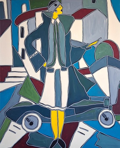 Kleyman tableau art déco - kleyman,
