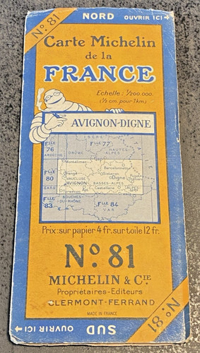 Carte michelin 81 - 81, bibendum