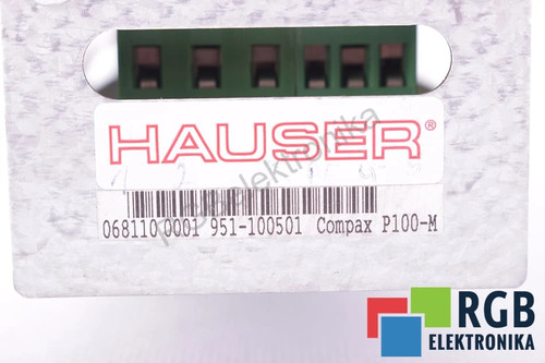 Compax p100 hauser - hauser,