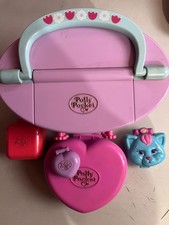 lot de Polly Pocket vintage chateau chat jeux 1991 Blue Bird Starlight Castle