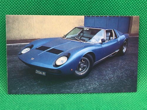 Lamborghini miurasv card - lamborghini,