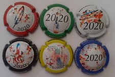 6 BELLES CAPSULES CHAMPAGNE FONTAINE SALOME 2020 REF N°3 a 3e  NEWS