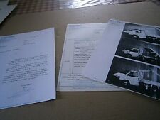 Catalogue auto pub prospectus brochure: benne grue camion Burlet Jonchery 