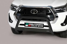 Pare Buffle Noir Protection Avant Pour Toyota Hilux Depuis 2021