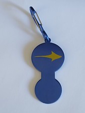 porte clés publicitaire métal ancien :jeton de caddies où blocage machine a sous