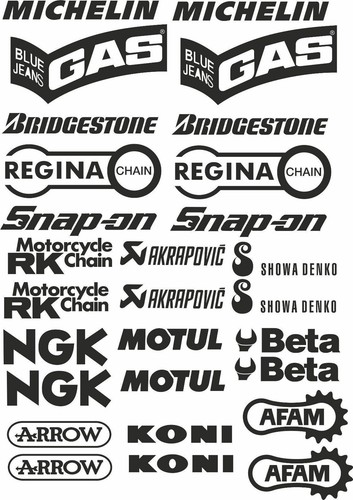 Sticker decal sponsor - sticker,