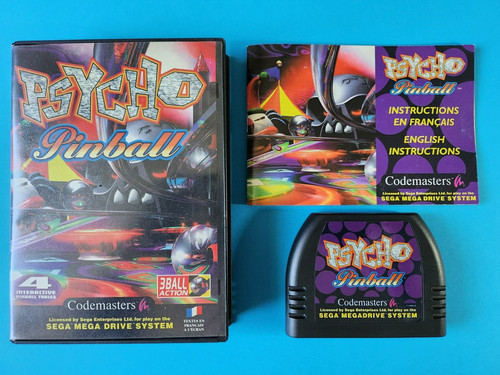 Psycho pinball jeu sega mega - pinball,