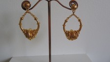boucles d'oreille Gas Bijoux Maranzana dorées