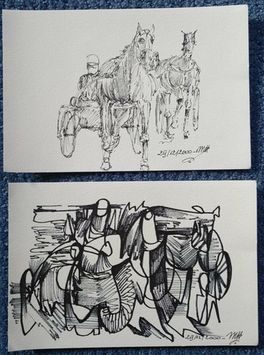 Cheval sulky hippique course