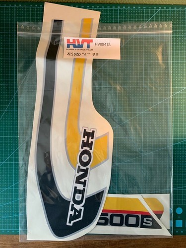 Honda xls 500 rouge stickers - z,