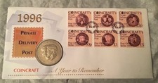 1996 Coincraft 1 mariage du prince Charles et de lady Diana 6 timbres poste privés