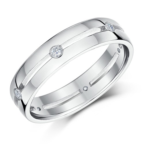 9ct blanc 12ct bague - blanc,