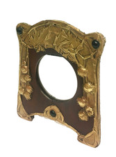 Joli miroir art nouveau, art populaire