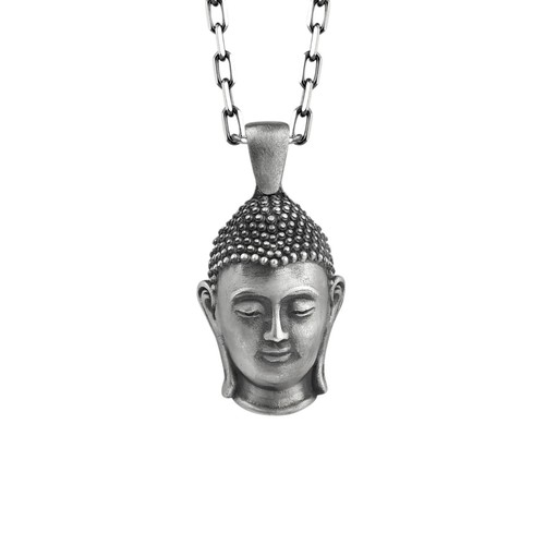 Collier bouddha argent - collier,