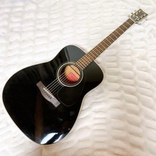 Guitare acoustique YAMAHA FG-522SJ BL Red Label corps noir jumbo vintage