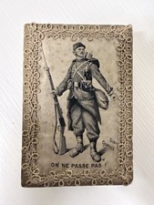 Ww1 PETITE BOÎTE CARTON GEORGES SCOTT ON NE PASSE PAS