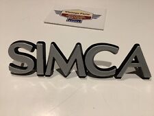 Simca monogramme neuf