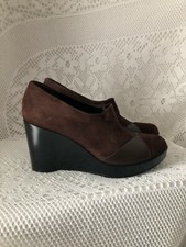 ROBERT CLERGERIE Chaussures à Talons Compensés Made in France P.39,5 (etebv)