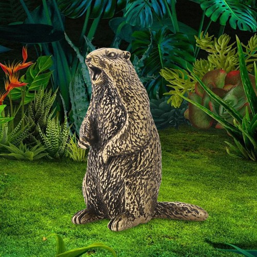 Figurine marmotte en - de,
