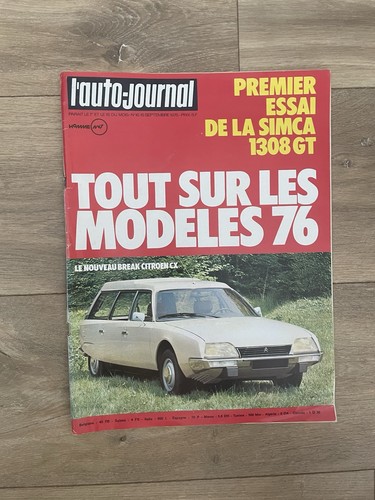 Revue auto journal - l'auto-journal, 1975