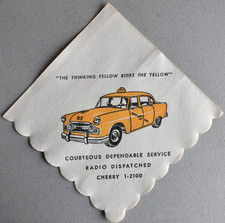 1950s Checker Yellow Taxi Cab