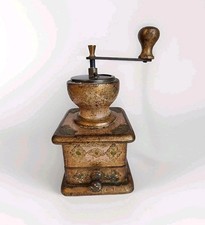 MOULIN A CAFÉ Italie / florentin   bois ciselé doré année 30/50 collection 