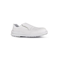 Chaussures de sécurité blanches sans lacets MADRID S2 SRC ESD, taille 40, UPOWER