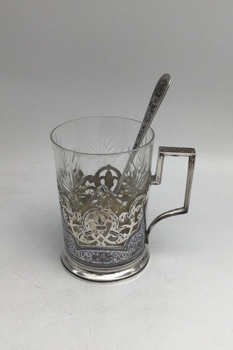 Lettonie verre thé en - ?,