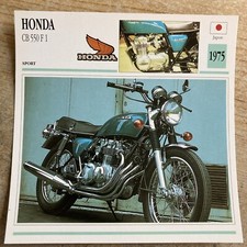 Honda CB550 F1 1975 550 CB carte moto collection Atlas Japon
