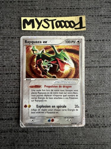 Carte pokémon rayquaza - pokémon, ex