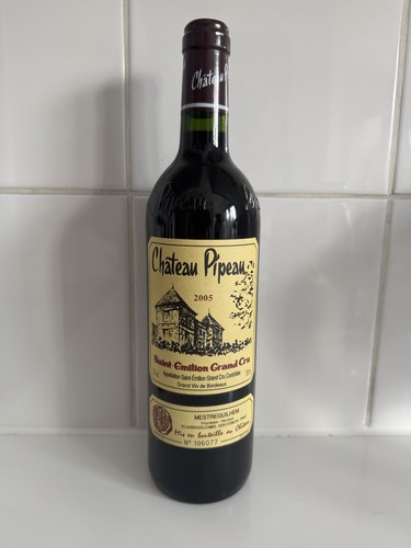 Bouteille vin château pipeau - bouteille,