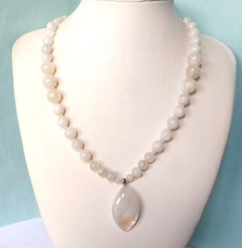 Collier pierre lune - collier,
