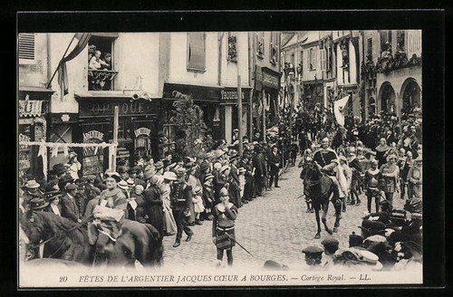 Cpa bourges fetes de - fetes,