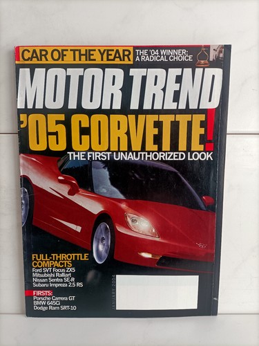 Motor trend 2004 - motor, corvette