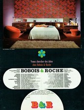 Publicité Advertising 0122  L- 1969  meuble Roche & Bobois  chambre à coucher