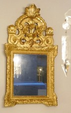 Miroir à fronton d'époque