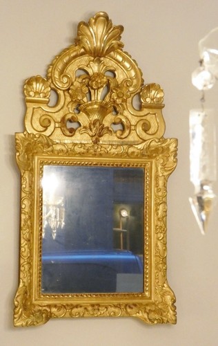 Miroir fronton époque - à,