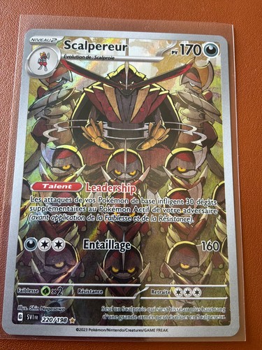 Carte pokemon scalpereur - carte,