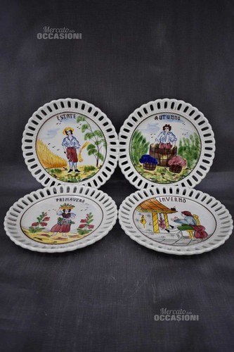 Set assiettes des saisons - de,