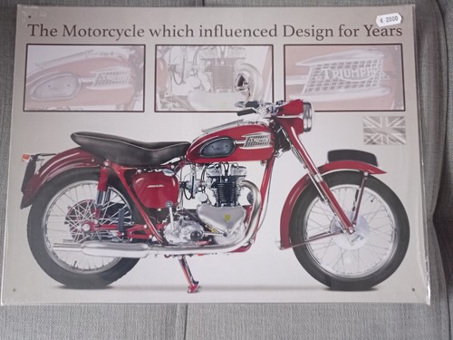 Plaque publicitaire moto - plaque,