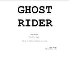 Unproduced screenplay : GHOST RIDER by David S. Goyer
