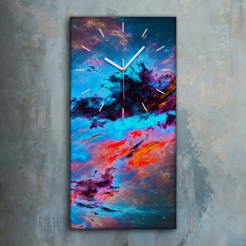 Horloge décorative sur toile