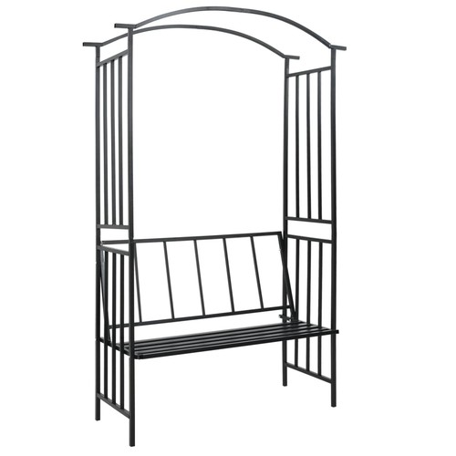 Voûte jardin avec banc - avec, fer