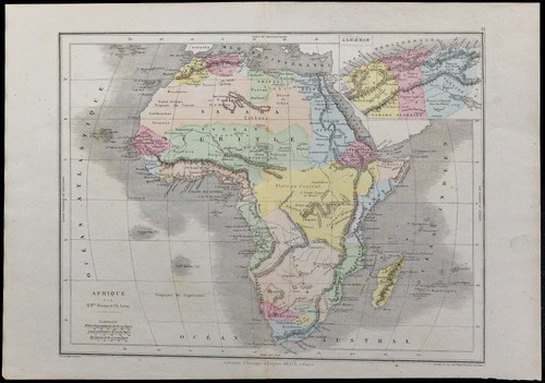 1867 carte géographique - -,