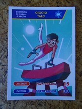 Carte PITCH Tour du monde des sports / 60 / Ciccio Talc / Cheval d'Arçon